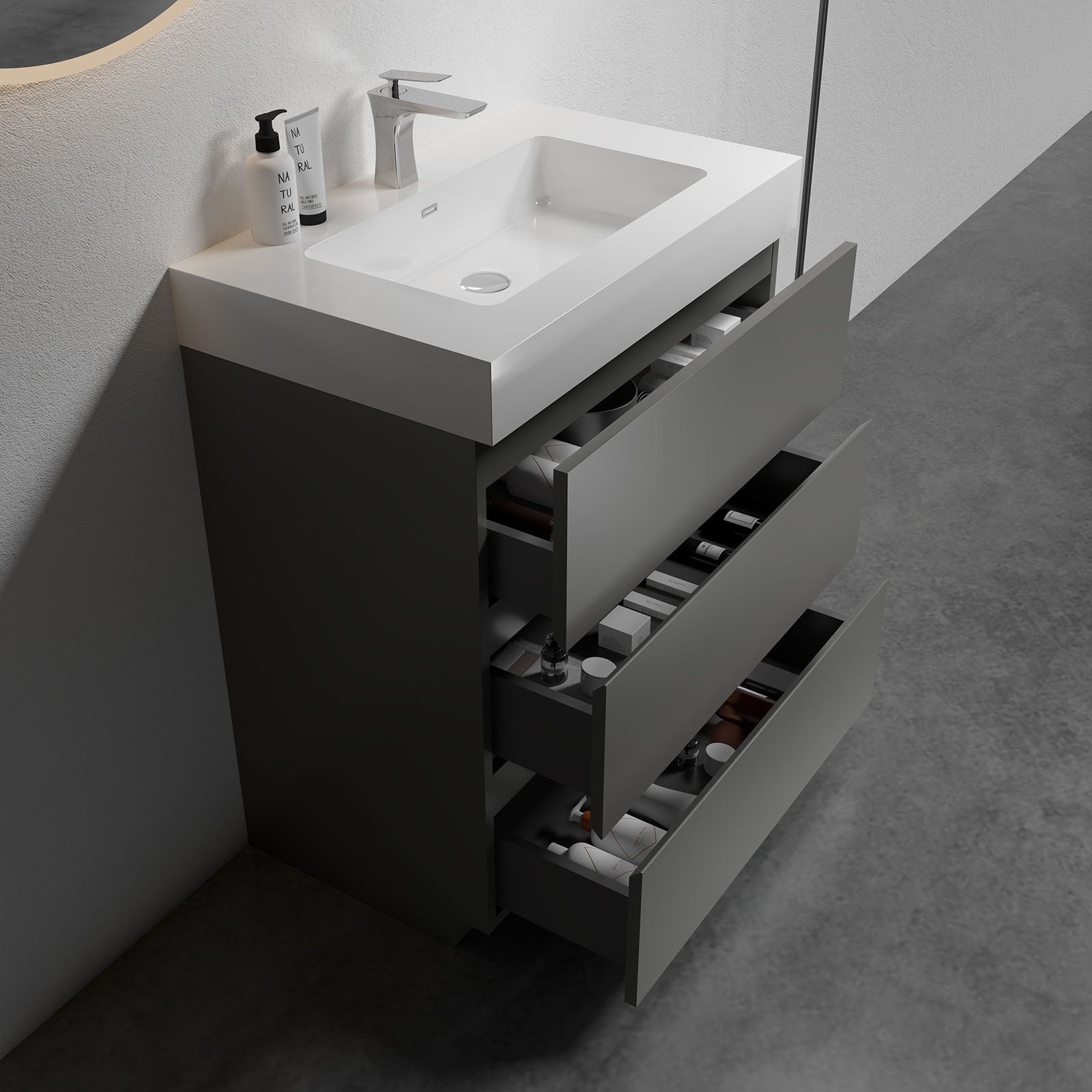 BIBIY GABRIELLE ALL-IN-ONE gray 新品 bibiy GABRIELLE ALL-IN-ONE グレーSサイズ