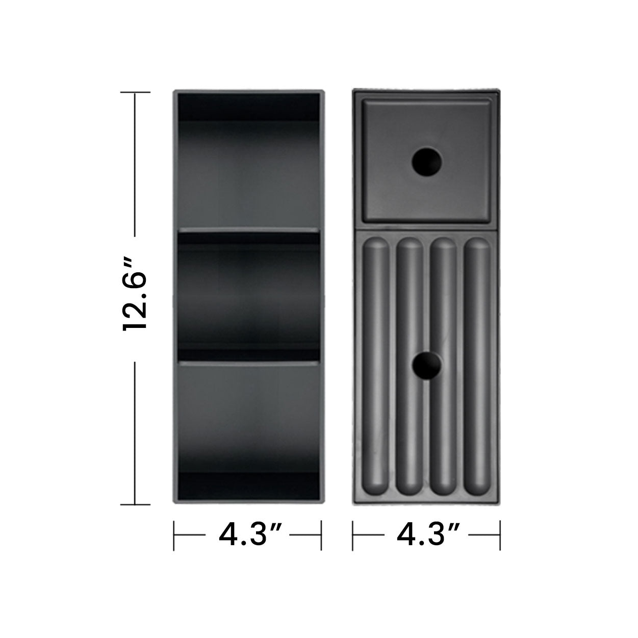Modern Rectangular Storage Boxes for Bathroom Vanity: Enhance Your Spa ...